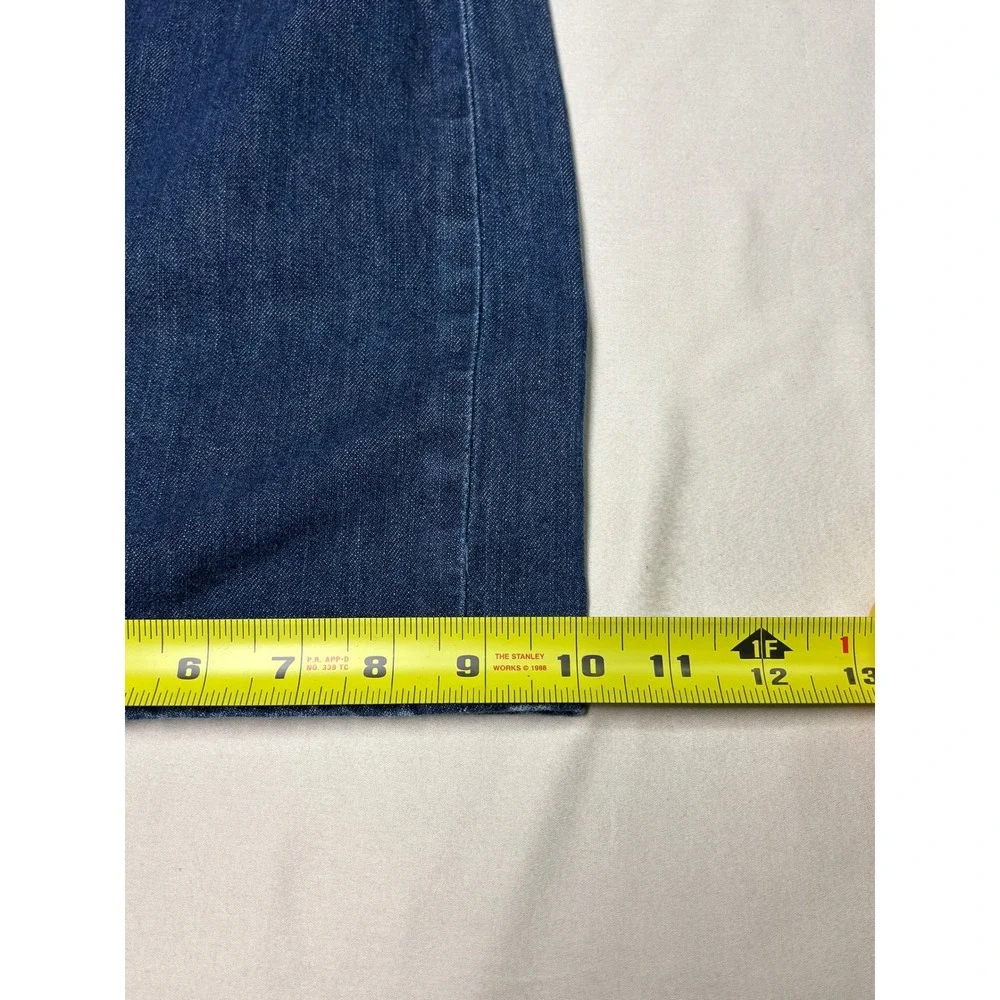 VTG True Religion‎ Ricky Straight Leg Jeans Mens 42X34 Medium Wash Blue Made USA